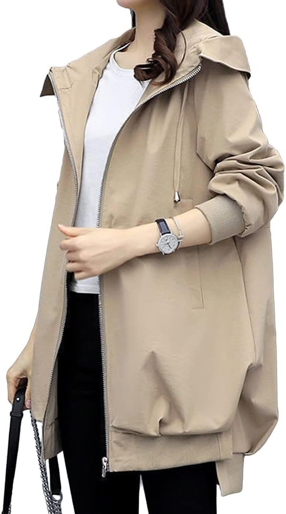 BALLY フード付きベージュオーバーサイズジャケット バリー ダウン